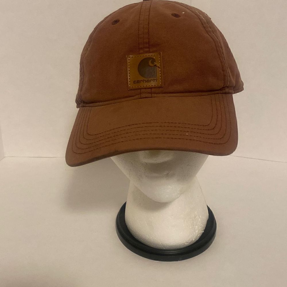 Carhartt Mens Tan Cotton Canvas Hat Odessa Adjustable Summer Cap One Size